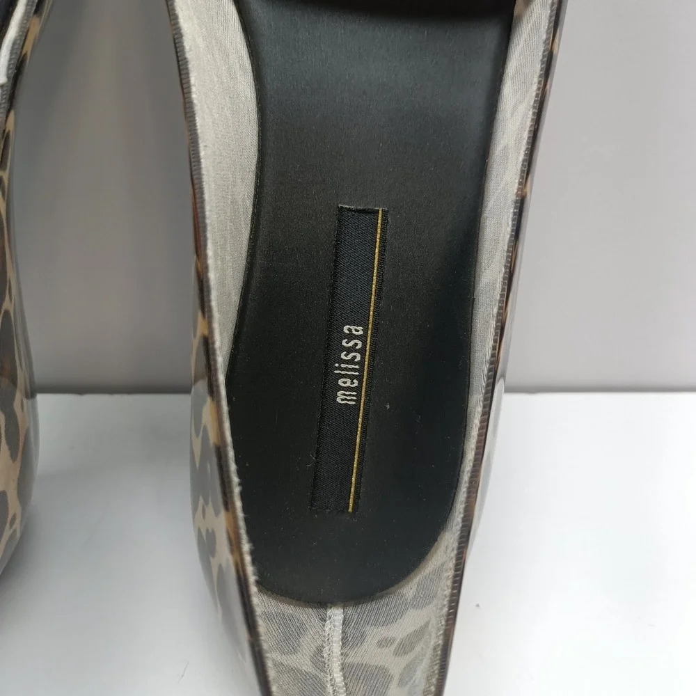 Melissa Women's Leopard Print‎ Slip On Ballet Type Flats Size US 6 EUR 37 - Picture 2 of 10